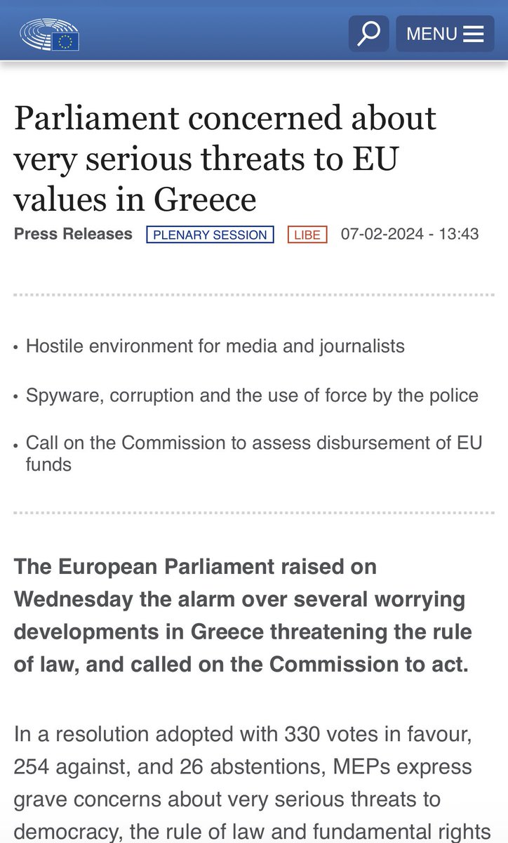 bluemoonyellows's tweet photo. @moderatus_gr @PolitikoZwo There are serious concerns about democracy and freedom in Greece https://t.co/vJbIAwjLHZ