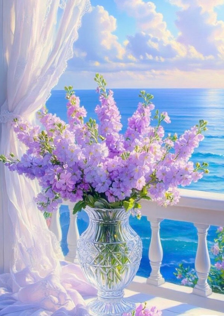 christi19671967's tweet photo. Good morning dear friends 
Happy Sunday 
💜🕊️💫💜🕊️💫💜🕊️💫💜🕊️💫💜 https://t.co/NQOT8CSIKv