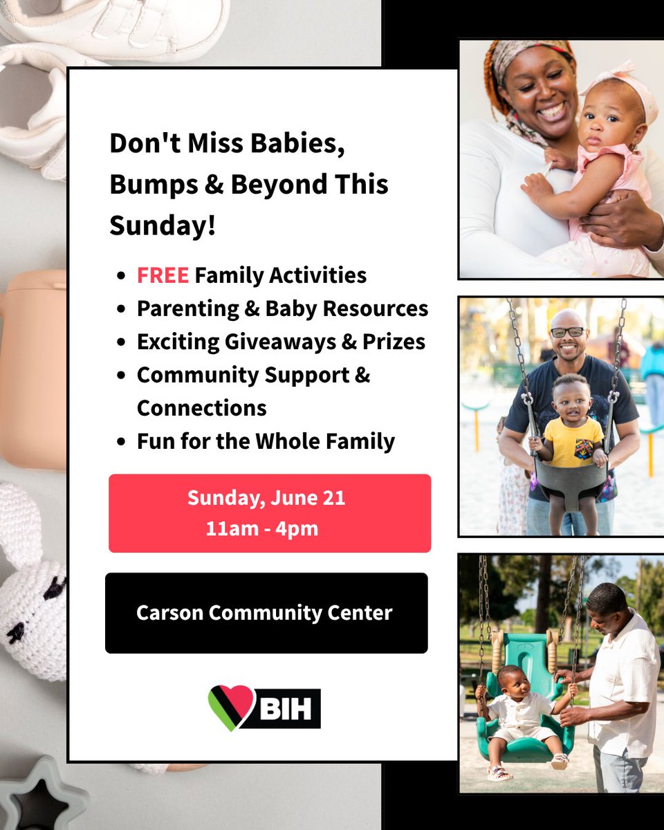 blackinfant_ca's tweet photo. This is it! The wait is almost over! 

Join us for the Babies, Bumps &amp; Beyond Celebration, a joyful day dedicated to uplifting expectant parents, growing families, babies, and our community.

Register today: https://t.co/rrETHYoS3S #babiesbumpsandbeyond https://t.co/vilERV7j4e