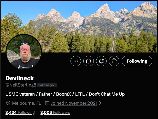 JayJosephVet's tweet photo. Join these 4 United States Veterans in assisting them as they build a foundation

@c5tech83 USAF Vet

@NeilSterling8 USMC Vet

@cosmo_doodle US Army Vet

@SteveWhitt43612 USAF/Army Vet

Do you have a spot for them and meet some great new friends? https://t.co/ZDObZY8ENR