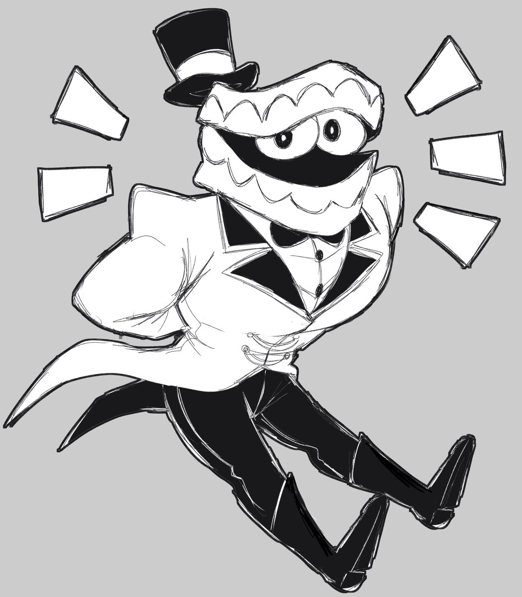 Juggermelon's tweet photo. lil Caine doodle to celebrate tadc finale https://t.co/5Qf8e1wqoP