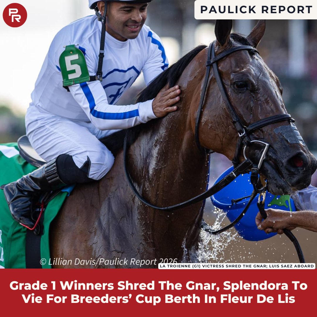 paulickreport's tweet photo. Former champion Immersive is also entered next Saturday in Churchill Downs’ 1 1/8-mile race that offers an automatic starting spot in the Breeders’ Cup Distaff. 

More: https://t.co/srD9DLYiLy https://t.co/Dhgghs09px