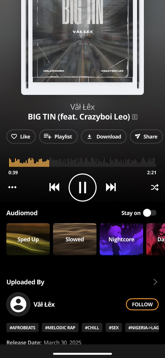 Prime_x2007's tweet photo. my first and only song on a streaming plattform

been a year , But which name bangs more?…. Val Lex or 2XPrime https://t.co/myqDdX4Rjk