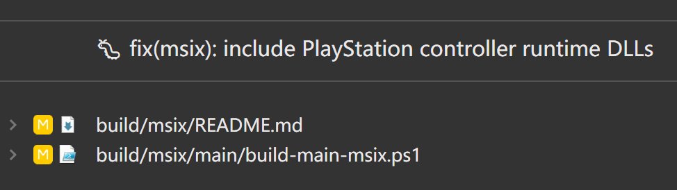 AmmonisApp's tweet photo. OMG 😱 Just realized the DualSense runtime DLLs have been missing from the MSIX package since the very first release.

The fix is ready for Ammonis 1.13.0 — DualSense support is coming. 🎮 https://t.co/Qwt3LGqXr2