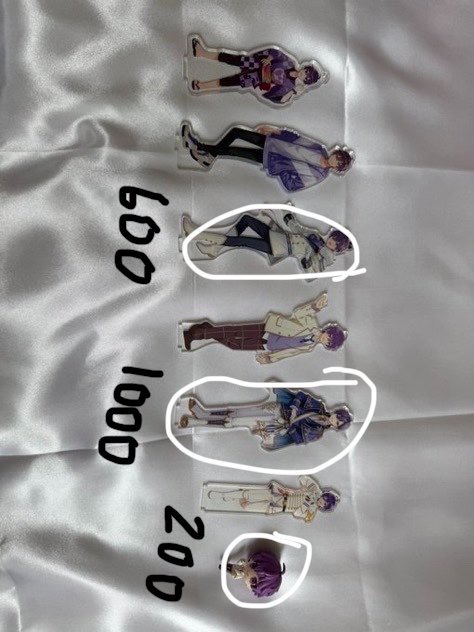 trhk___045's tweet photo. @kakusannnn___01 返信ありがとうございます。大変申し訳ないのですがもちころ、赤い印をつけたアクキーの方がお返事を待っている間に売れてしまった為他のもののみお取引をお願いしたいです。お値段に関しましてはこちらで考えております。パルバース1つ400アクアキー300(もりうさのもののみ450) https://t.co/D1AcDSsmui