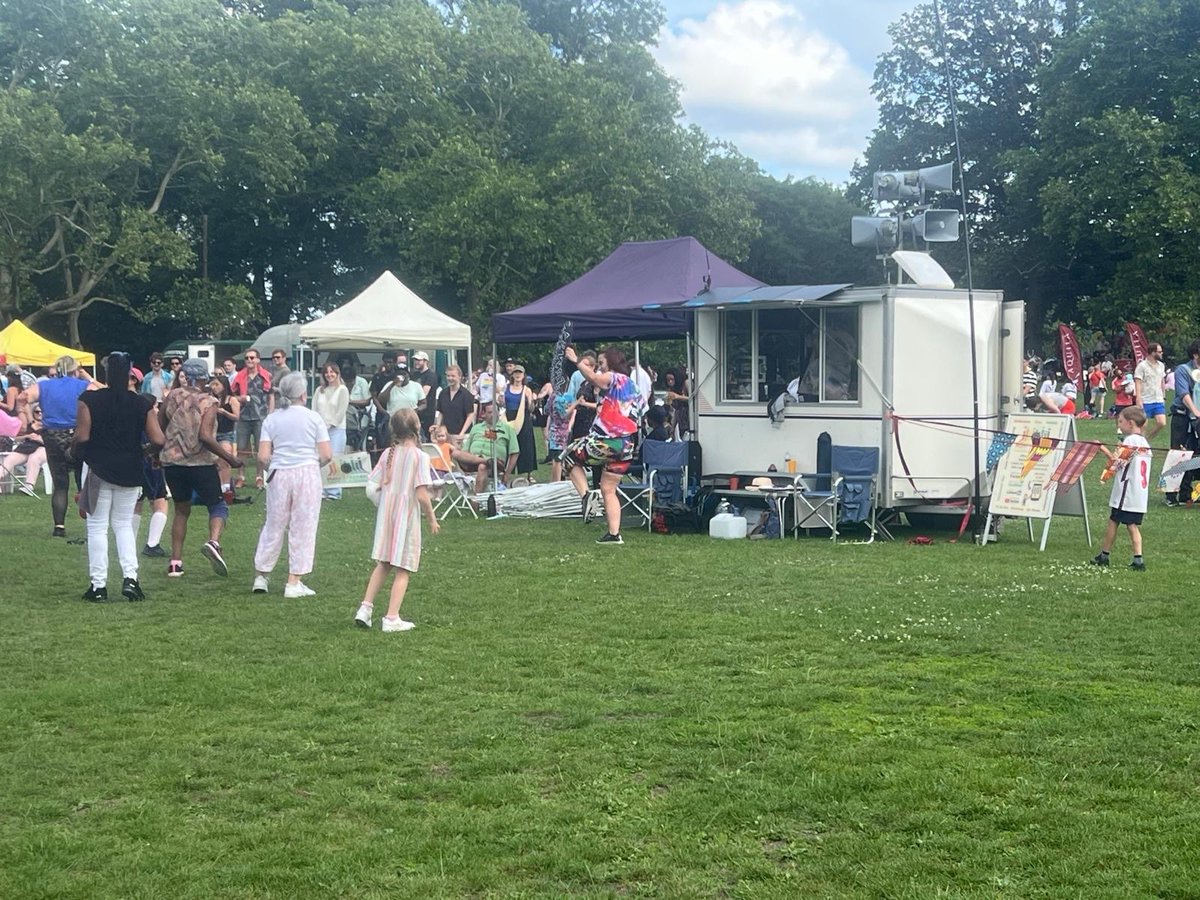 mattstephensav's tweet photo. Today we were at Hilly Fields in Lewisham for their annual fete https://t.co/T5w0LbmYyy