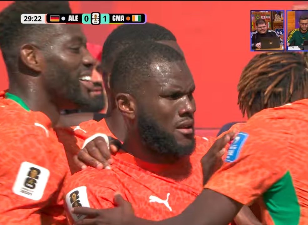 oocbrsao's tweet photo. GOL DA COSTA DO MARFIM CONTRA A SELEÇÃO ALEMÃ!!! https://t.co/eIjCkSN4Yu