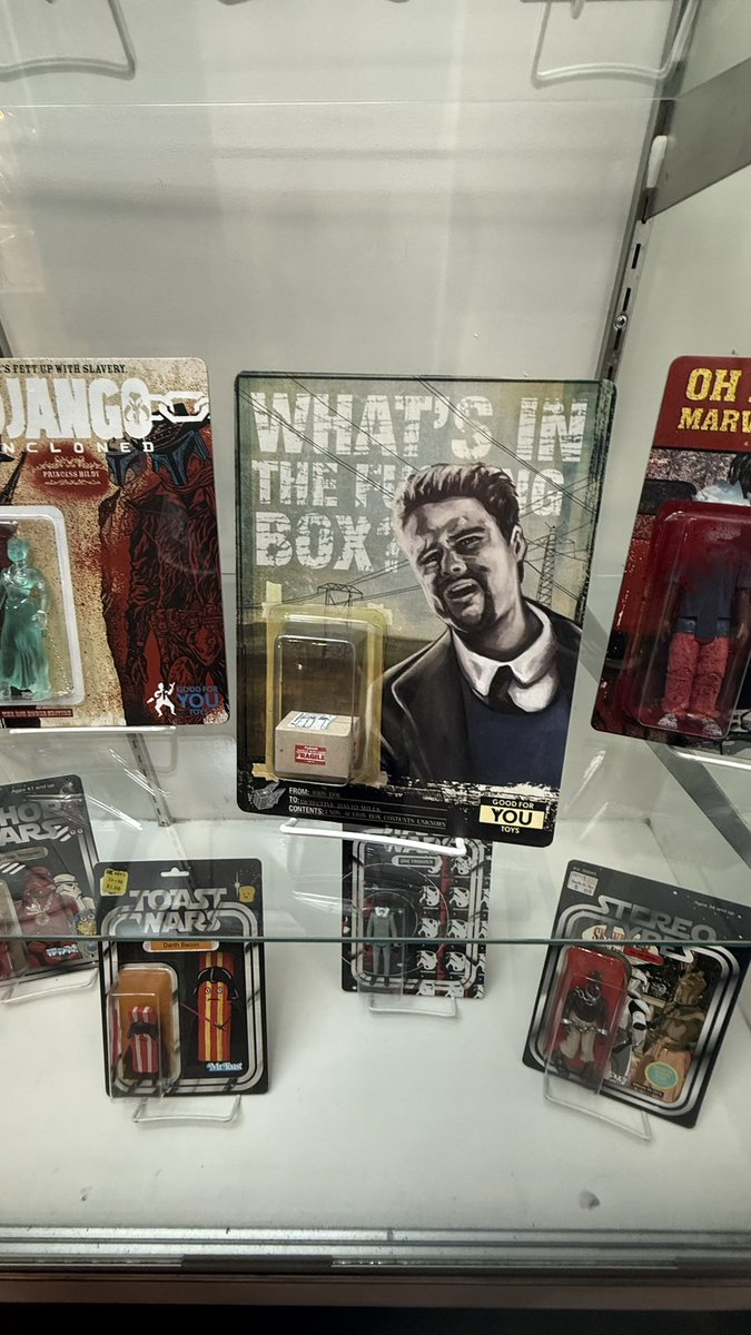 ParksAndCons's tweet photo. With the recent passing of Manny Rivas Franco (Special Ed Toys), there is a memorial with some of his pieces on display #DesignerCon https://t.co/G4SJquanNO