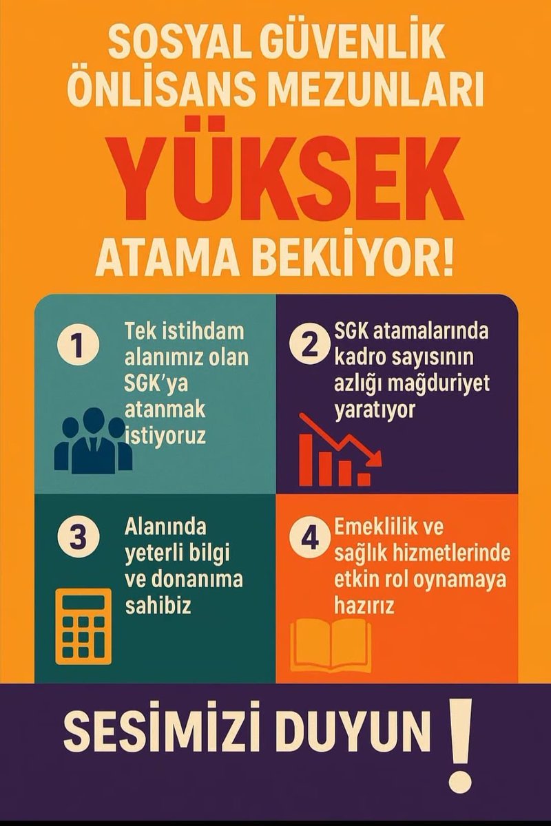 asude_kync's tweet photo. @isikhanvedat Her yıl tekrar eden kadro yanmaları artık çözüme kavuşmalı. Temmuz merkezi atamalar bu konuda kritik bir adım olmalı.
#Temmuzda3004eKadro
@csgbakanligi @ihsanesen @farukozcelikgsb https://t.co/6Wlbbb2hu4