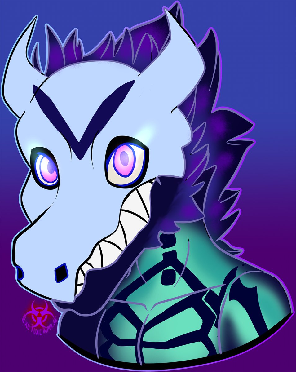 ExoToxicImpulse's tweet photo. A few recent headshots I made, I really enjoyed the markings and patterns, as you can see I also experimented color shading.

#AnthroArt #Portrait #DigitalArt #Headshot #Pokemonartㅤ https://t.co/PRAZaBltUS