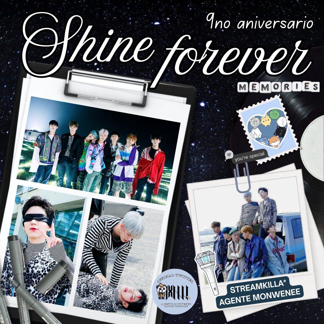 streamkilla514's tweet photo. Celebremos un aniversario más de SHINE FOREVER y 9 años de sus hermosas letras : "One and only like a holy, I'm fascinated by the bright light of your beauty" 
Sigamos dándole amor y recordemos BRILLAR POR SIEMPRE.
#몬스타엑스 #MONSTAX #MONSTA_X #몬베베 #MONBEBE https://t.co/HGoTrkoiFk