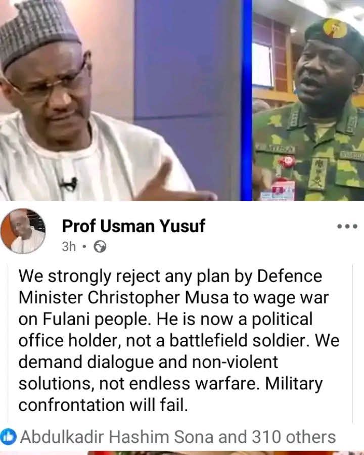 HabibaIdri40129's tweet photo. Those terrorizing us are Fulani those defending people that are terrorizing us in the mosques are Fulani&amp;those seeking amnesty4people terrorizing us are Fulani. So what is wrong with saying that Fulani are terrorists since they are doing2Hausas what their ancestor did to ours? https://t.co/xekAqHlFgp