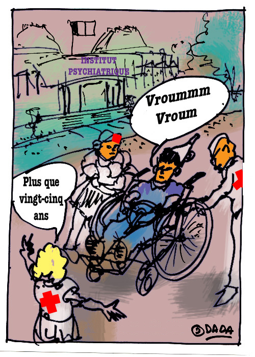 DAquarelles's tweet photo. Si Paolo Falzone finit en institut psychiatrique, il pourra faire un peu de vitesse dans sa chaise... https://t.co/Xo8EimGXVQ