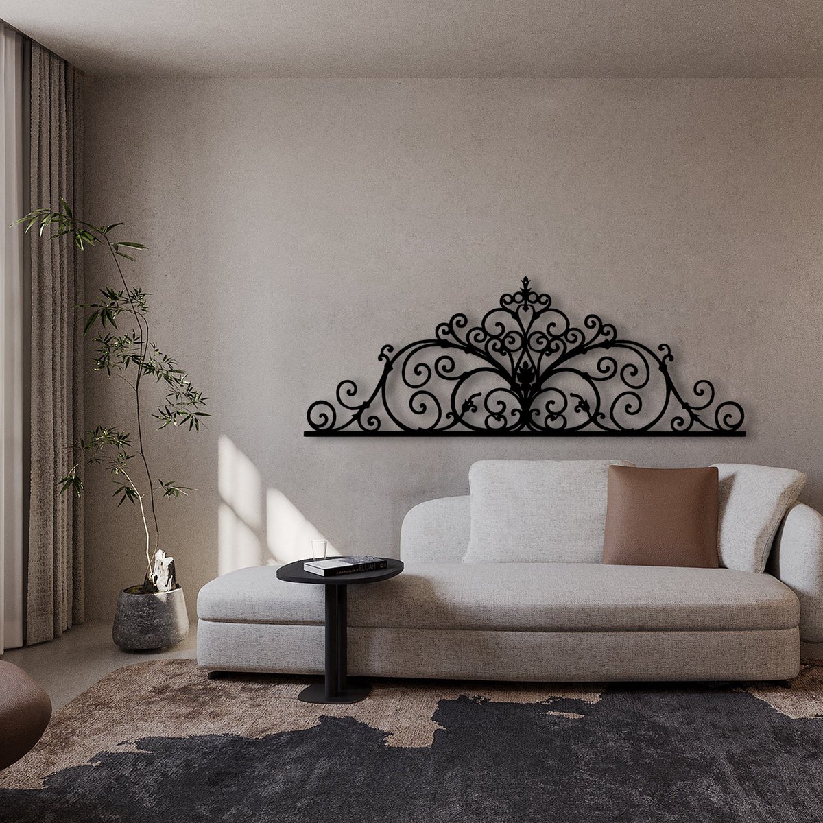 MetalWallArtist's tweet photo. Elevate your walls with this Metal Wall Art Panel featuring black scrollwork design in a wrought iron style. Perfect as country wall decor, modern wall art, ornamental wall decoration for your above sofa or above bed, this timeless piece adds elegance to any indoor or outdoors 🖼️ https://t.co/g2WpVyVwAh