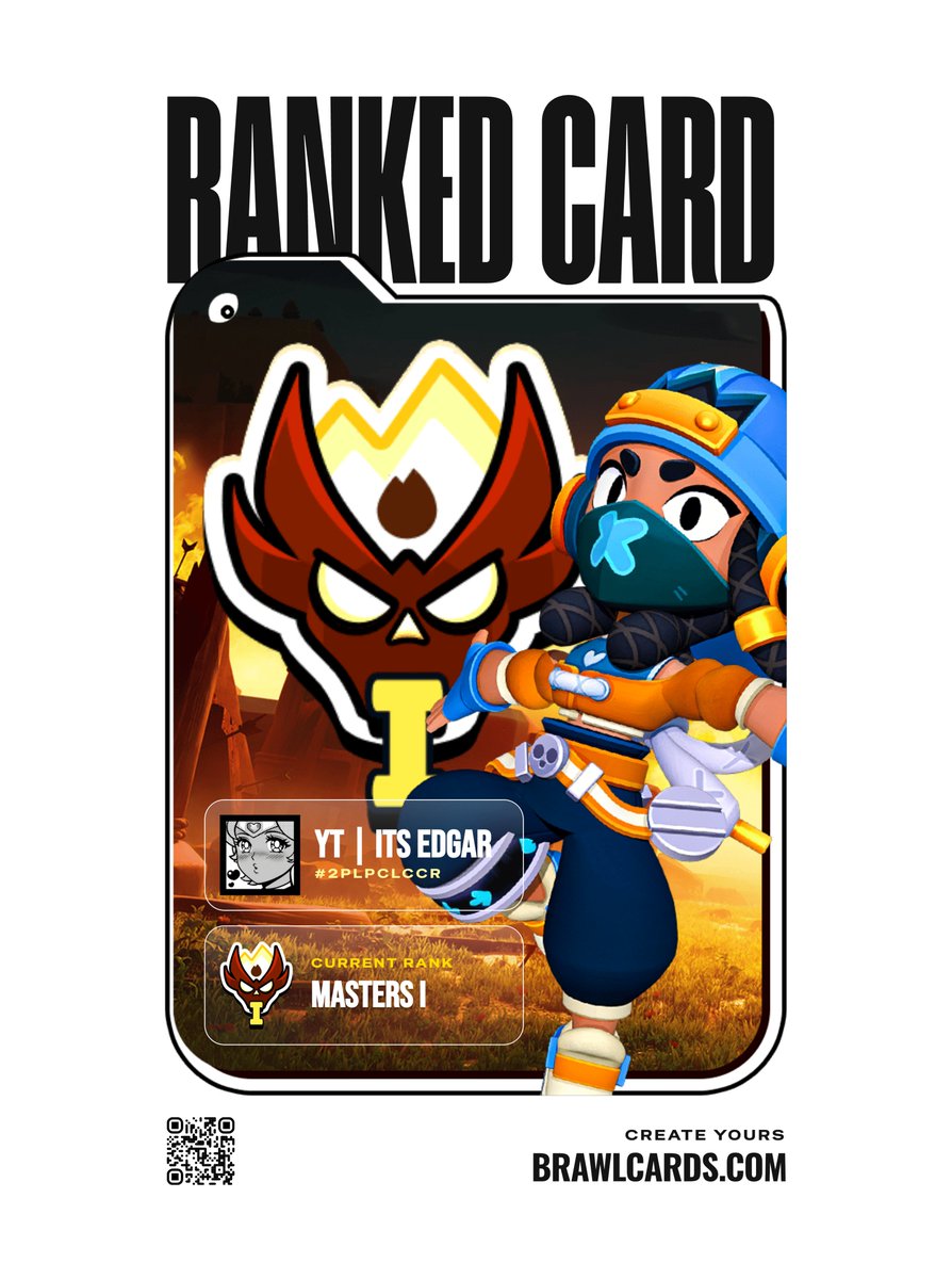 iam_edgarrr's tweet photo. @BrawlCard As one of the founders, seeing the Brawl Cards beta finally go live is surreal.

We built this to give every Brawl Stars player a better way to showcase their profile. This is just V1, and we can't wait to show you what's coming next 💚 https://t.co/DcJW9F7cMR