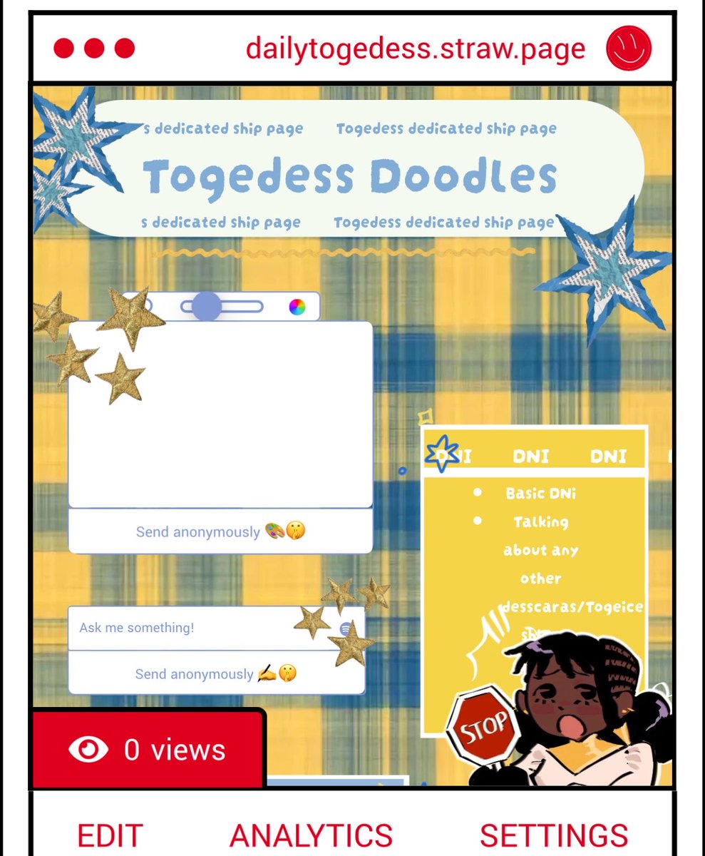 Togedessdoodles's tweet photo. i made a strawpage! https://t.co/rUDPvpWH2N
The official Strawpage is up!!!
#togedess https://t.co/NzcNAElbmR