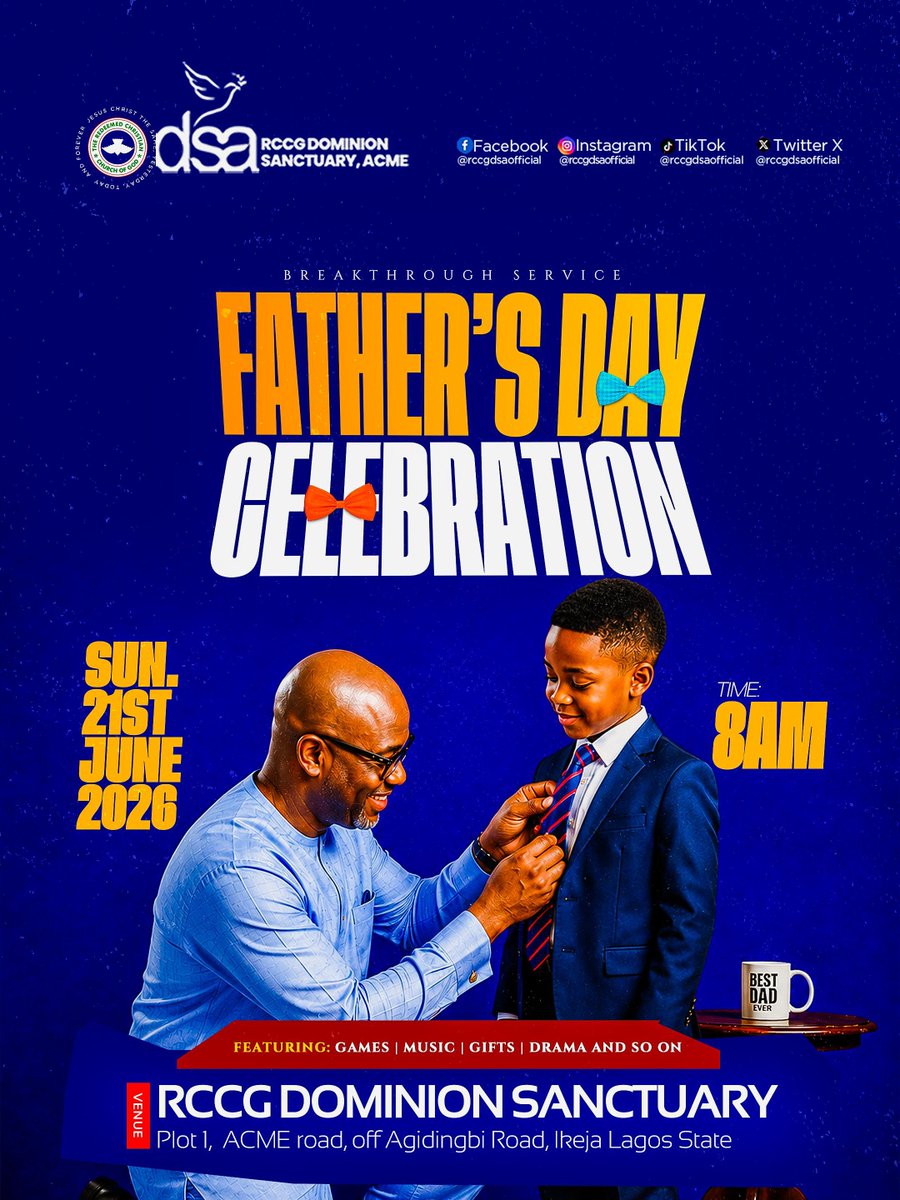 Cadam Rccg RCCG DOMINION SANCTUARY ACME (@rccgdsaofficial) / Posts / X