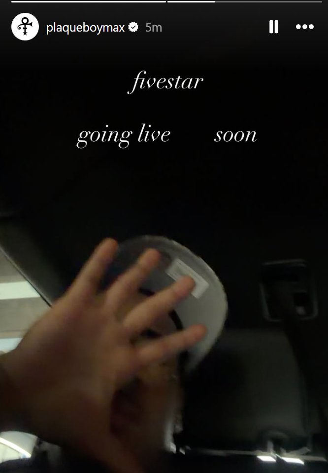 PlaqueReport's tweet photo. Max has confirmed he will be live soon for his stream with Young Thug! 

(@plaqueboymax) https://t.co/tUx5w16PKz