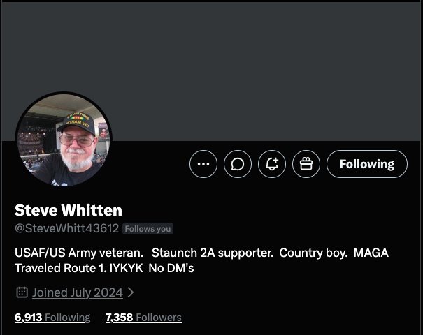 JayJosephVet's tweet photo. Join these 4 United States Veterans in assisting them as they build a foundation

@c5tech83 USAF Vet

@NeilSterling8 USMC Vet

@cosmo_doodle US Army Vet

@SteveWhitt43612 USAF/Army Vet

Do you have a spot for them and meet some great new friends? https://t.co/ZDObZY8ENR