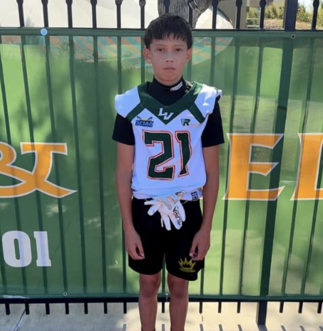 5starzjordy's tweet photo. Had a great time at the La Verne @ULV_Football camp this morning, thank you all coaches for such a great camp. #AGTG #Blessed @Coach_Dagan https://t.co/Nte4Pb7rTk
