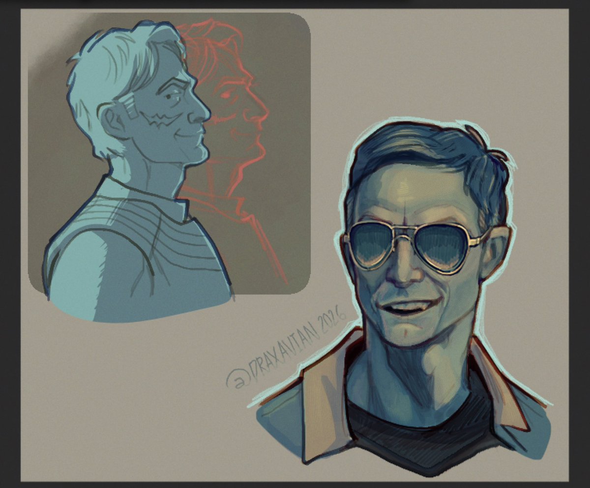 draxavian's tweet photo. idk I just rlly like drawing him in aviator shades 🎯 https://t.co/SQ3fmWI7SQ