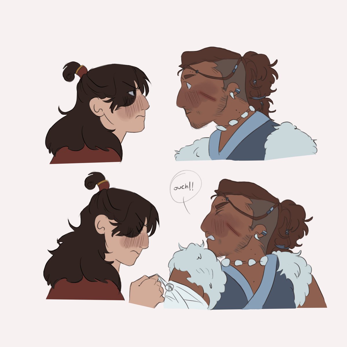 yvainart's tweet photo. that one was for zukka week in the past #zukka #atla https://t.co/cuaxQtAMCm