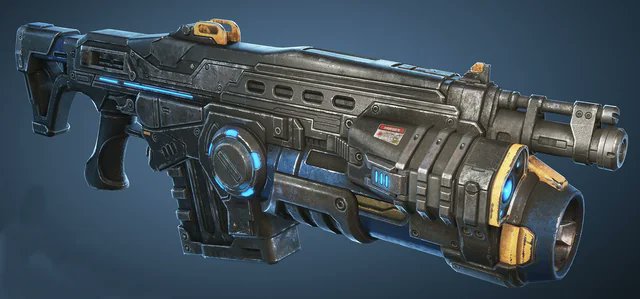 NomadicAllo's tweet photo. Alright question time: which lancer variant do yall fuck with the most? I find myself really vibing with the GL variant myself cause I LOVE under barrel grenade launchers https://t.co/XrJ5Gtn3un