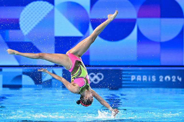 OlimpismoMex's tweet photo. Cuarto lugar para el conjunto mexicano de Natación Artística en la rutina libre de la Súper Final de Copa del Mundo realizada en Toronto.

Con una presentación llamada "Cuatro Elementos", el equipo mexicano sumó 236.3221, que las colocó solo por detrás de Japón, Italia y Estados Unidos, que finalizaron primera, segunda y tercera, respectivamente.
