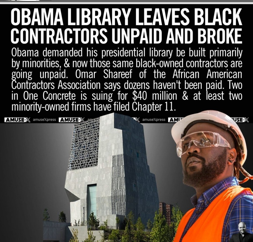 SaveAmericaDude's tweet photo. @maddenifico American citizens want nothing to do with that ugly, communist inspired monstrosity. 

Built by slaves - they've not been paid by Obamas handlers https://t.co/i3TcYVDVjO