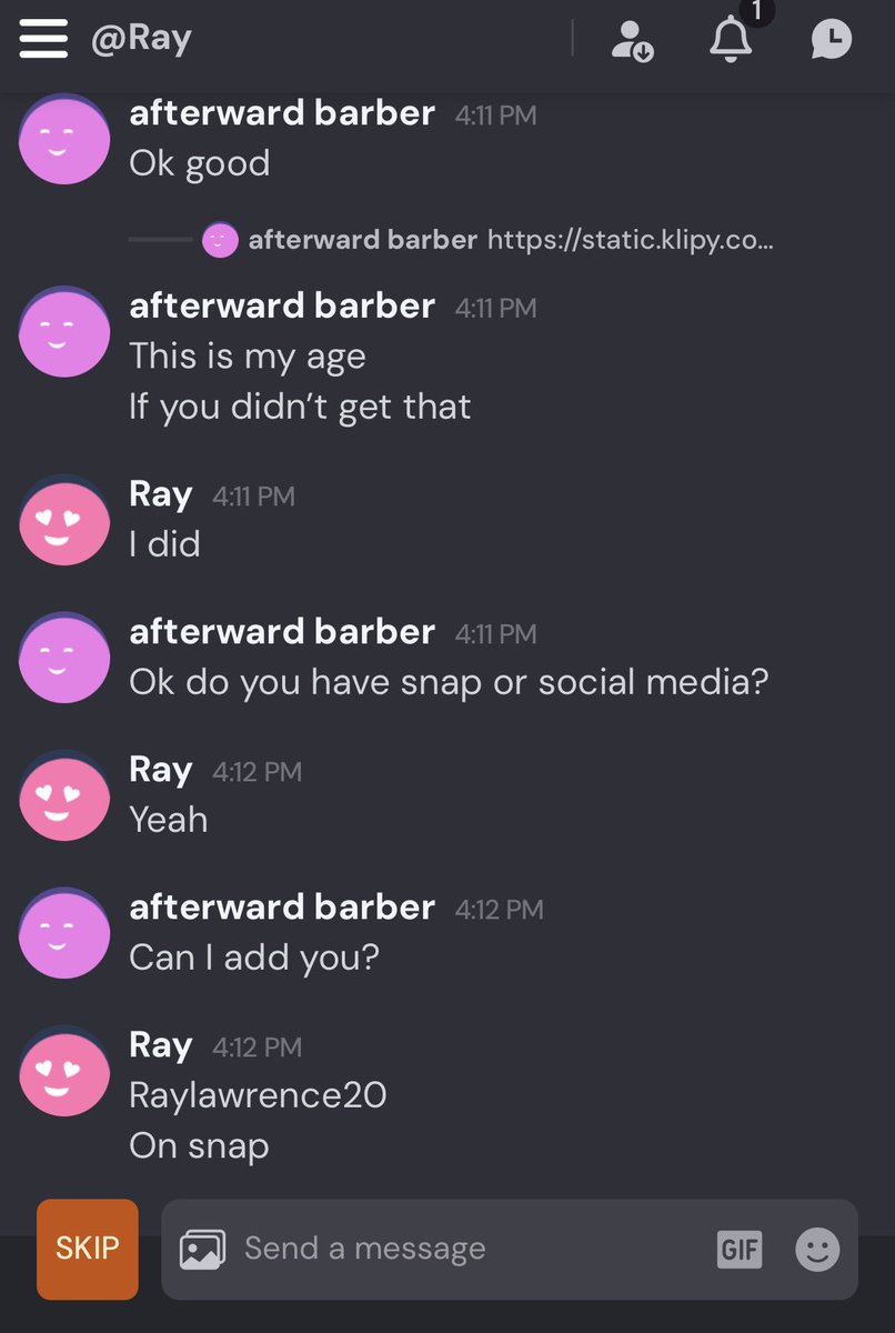 pr3dcatch3r's tweet photo. Ray Lawrence (raylawrence20 on snap and discord) from Idaho likes 12 year olds #BeAfraid https://t.co/0lQMUUuZno