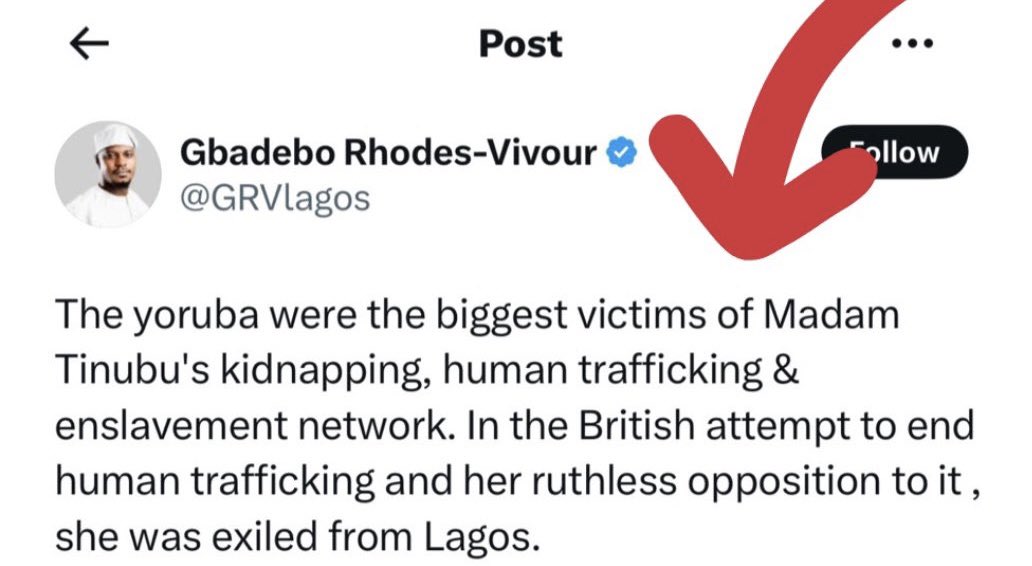 tokunbo_wahab's tweet photo. Dear Chinedu @GRVlagos 

I have no interest in descending into the mudslinging and distractions you appear to thrive on. My focus remains on the important work before us - supporting the efforts of the Lagos State Government to ensure the safety, well-being, and prosperity of Lagosians.

If being committed to public service, good governance, and the protection of the interests and heritage of Lagosians is what you choose to describe as bigotry, then I make NO APOLOGIES for standing firmly by those principles. Public service is not a tea party - but how can you know what it entails? Nemo dat quod non habet.

For the sake of clarity, I would advise you, in your saner moments, to acquaint yourself with my record in public service - from my appointment as Special Adviser on Education to Mr. Governor in 2019 to my present tour of duty at the Ministry of Environment and Water Resources. The record is public, and it speaks for itself.

As for the labels and accusations, I will leave others to judge them on their merits. I have no intention of engaging in personal attacks or trading insults with a political nomad driven by ignorance and needless hatred.

I wish you all the best.

TW