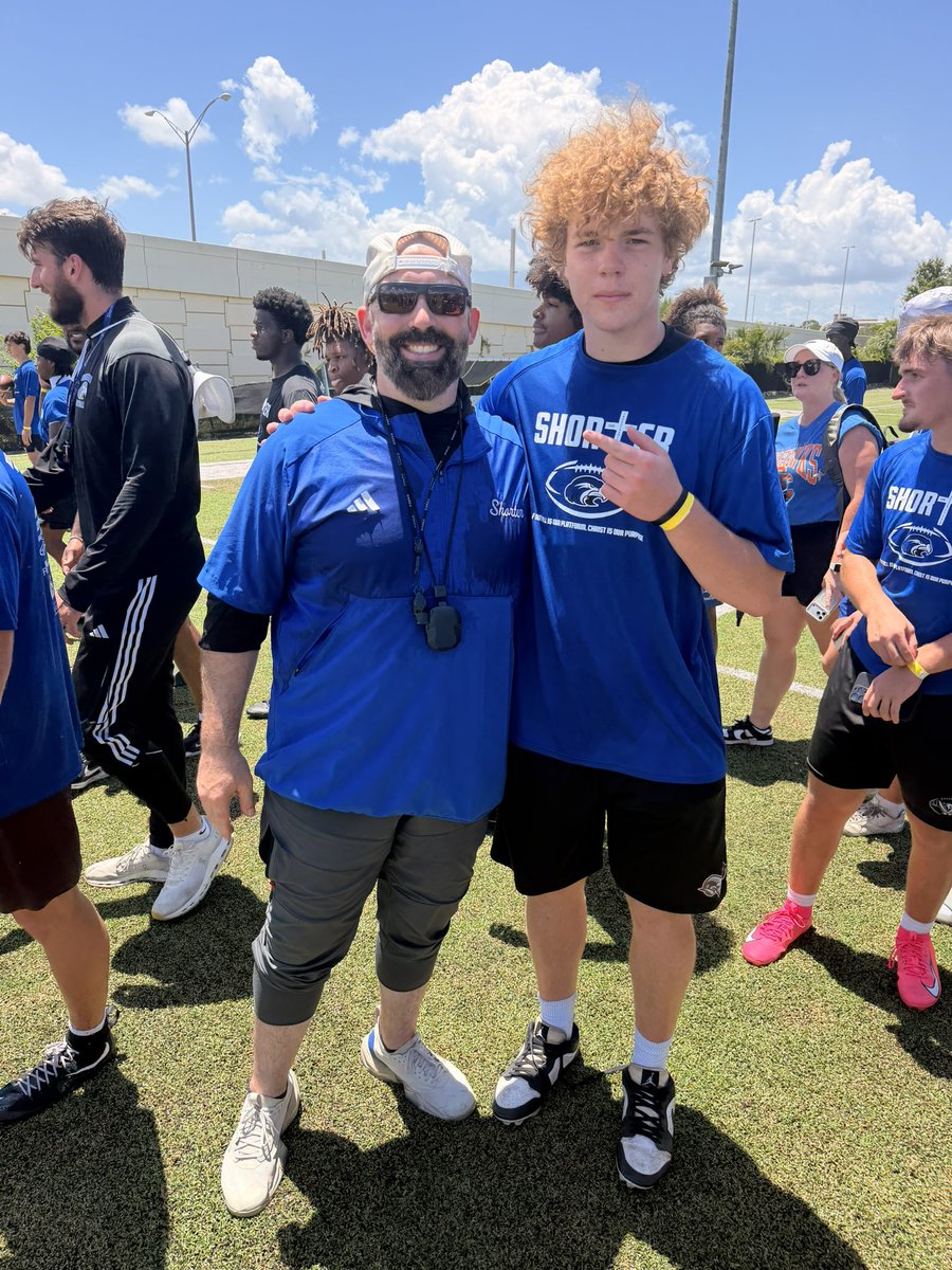 WEagans's tweet photo. Had a great day competing at the @Shorter_FB Prospect Camp alongside some of my teammates! Thank you @coachmorrison58 for hosting a great  camp! @RRamsRecruiting @RamsRhsFootball @BrodyWiseman @Bat_t3  @Lo_Kizell @Andy_Villamarzo @RealNews102 @Dwight_XOS @coacheverson_ @CoachTaylorTE