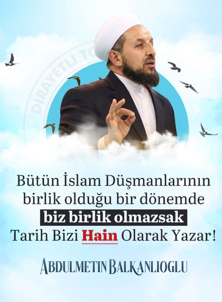 sedat_nnar's tweet photo. Bütün İslam düşmanlarının 
birlik olduğu bir dönemde 
"biz birlik olmazsak"
tarih bizi hain olarak yazar. (Abdulmetin Balkanlıoğlu)

Aşıklar öldü diye sela verirler.
Ölen bedendir aşıklar ölmez.

#AbdulmetinBalkanlıoğlu https://t.co/hlKtBwmj4r