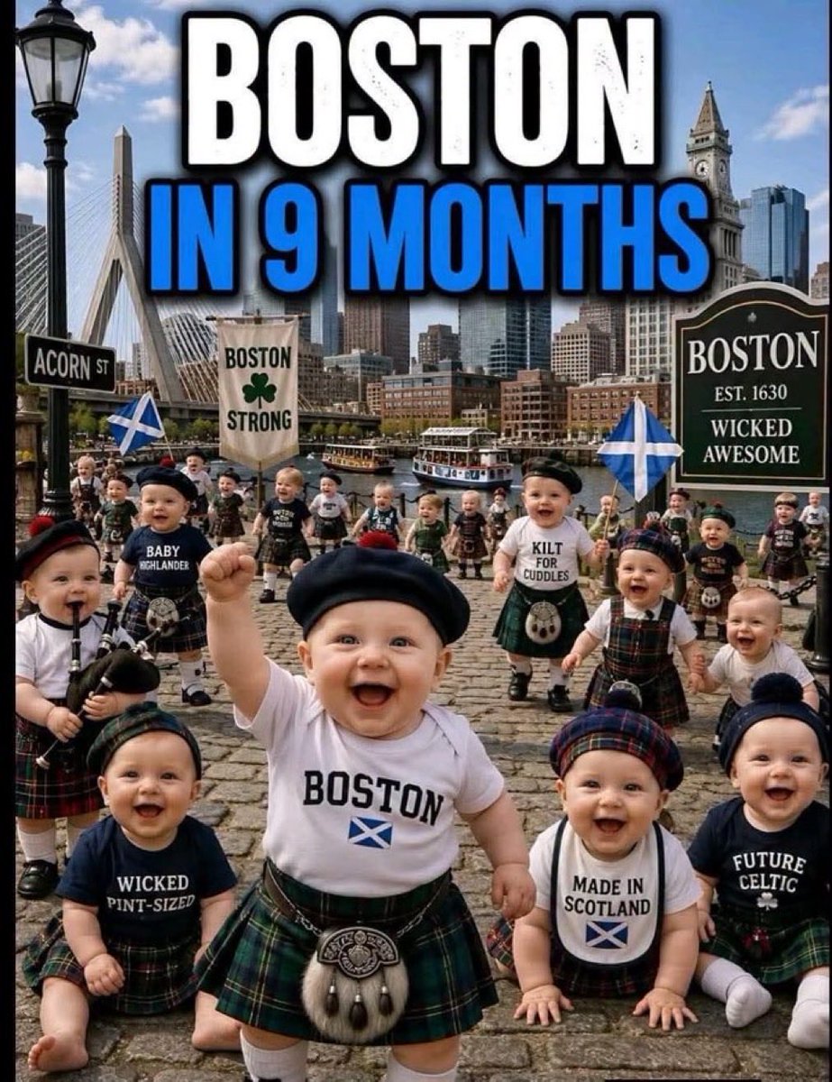 WildlyLiberal's tweet photo. I have NO DOUBT this is true. Boston may love Scotland but its full of Irish.

We'll outbreed any fahkin body https://t.co/wod7NJRUkq