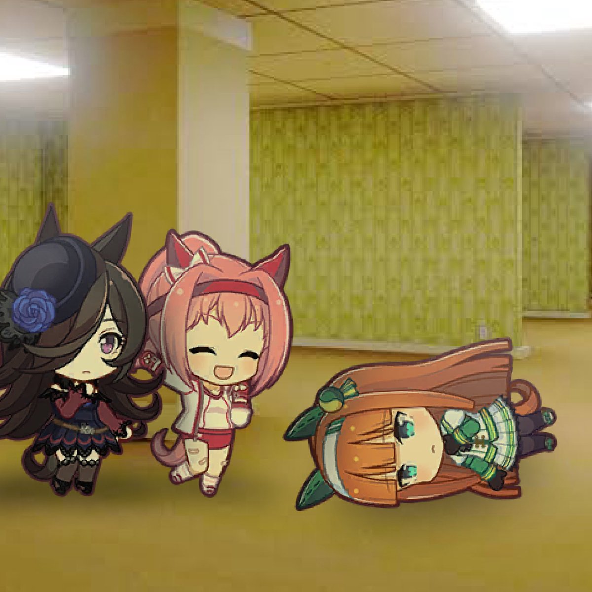 UmaHaruUrara's tweet photo. Look, I found Suzuka!! Hey, Suzuka!!! https://t.co/o1qtucoqwe