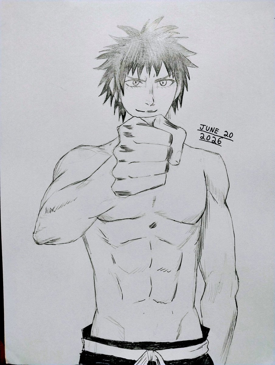 LordNabuco's tweet photo. Tirei o fim de tarde pra praticar perspectiva
Desenhei o Kaien Shiba, de Bleach https://t.co/hjEWV3Wshe