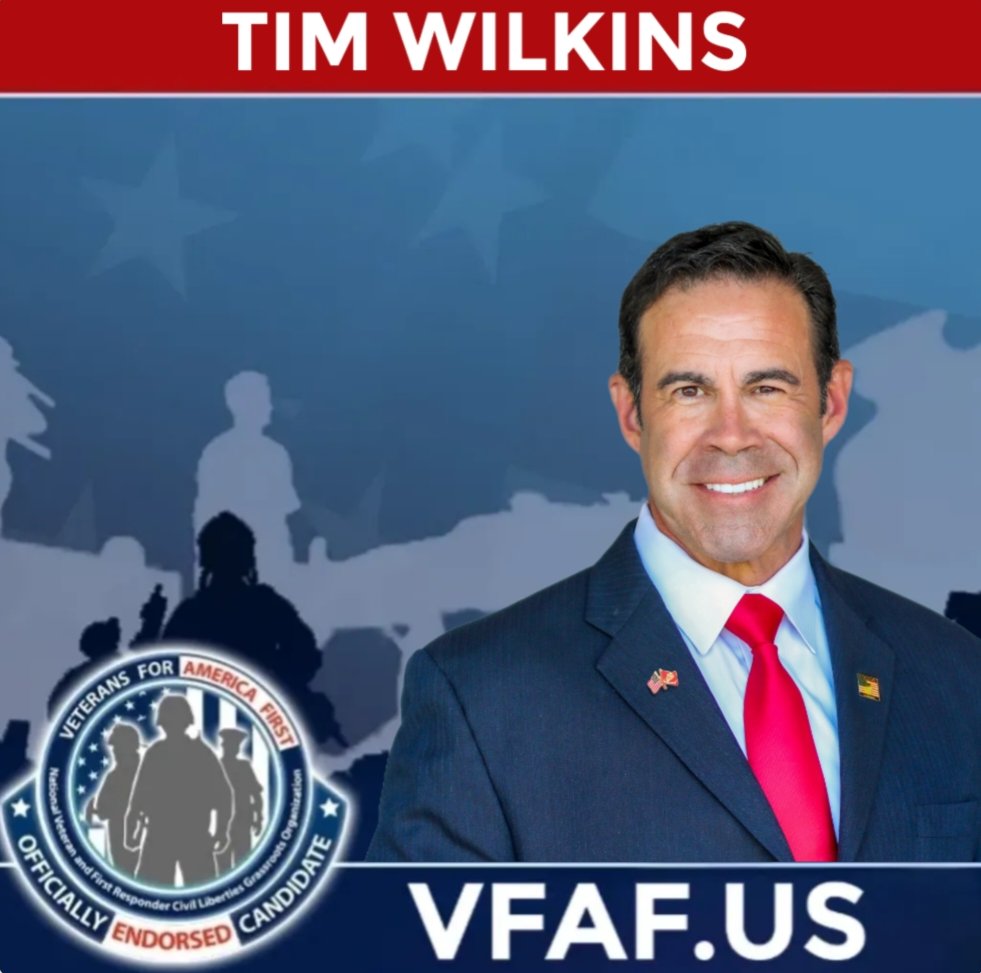 VFAFWarroom's tweet photo. 🇺🇸 Veterans for America First Florida Proudly Endorses Marine Corps Veteran Tim Wilkins for Congress in Florida's 11th Congressional District 🇺🇸 @TimWilkinsFL
"Tim Wilkins understands that service doesn't end when the uniform comes off. That's exactly the kind of Marine, veteran, and America First leader we need in Congress."
— Robert Cornicelli, National President, Veterans for America First @CPTforSC
🎖️ Throughout his life, he has continued serving his community, supporting veterans and military families, mentoring future leaders, advocating for constitutional principles, and championing the America First values that have helped strengthen our nation.
At just 17 years old, Tim answered the call to serve by enlisting in the United States Marine Corps. The values he learned as a Marine—discipline, accountability, leadership, sacrifice, and mission-first thinking—continue to guide him today.
Following his military service, Tim built successful businesses, supported charitable causes, helped develop educational opportunities for families, and remained actively engaged in conservative grassroots efforts throughout Florida. He has dedicated decades to helping others, including veterans transitioning to civilian life, young people pursuing meaningful careers, and families facing difficult challenges.
🦅 As a candidate for Congress, Tim has demonstrated a strong commitment to America's veterans and military families. He understands the importance of expanding healthcare access, improving transition assistance programs, addressing veteran homelessness, strengthening workforce development, and ensuring that our nation honors its commitments to those who served.
Tim also recognizes that a strong America begins with:
✅ Secure Borders
✅ A Strong Military
✅ Constitutional Freedoms
✅ Economic Opportunity
✅ Energy Independence
✅ Government Accountability
His commitment to these principles reflects the core mission of Veterans for America First.
Washington needs leaders who understand service, sacrifice, and responsibility. It needs leaders who have built businesses, balanced budgets, supported their communities, and lived the values they promote.
Tim Wilkins brings those experiences to the table.
As National Press Secretary for Veterans for America First and Vice President of the Florida Chapter, I am proud to support Tim Wilkins and his campaign for Congress.
🇺🇸 Veterans for America First proudly endorses Tim Wilkins for Florida's 11th Congressional District and encourages voters to support his campaign.
Watch the full candidate interview: https://t.co/ZAaH6wcbiC
Respectfully,
Christi Tasker (@christi4miami)
National Press Secretary
Veterans for America First
Vice President, Veterans for America First Florida