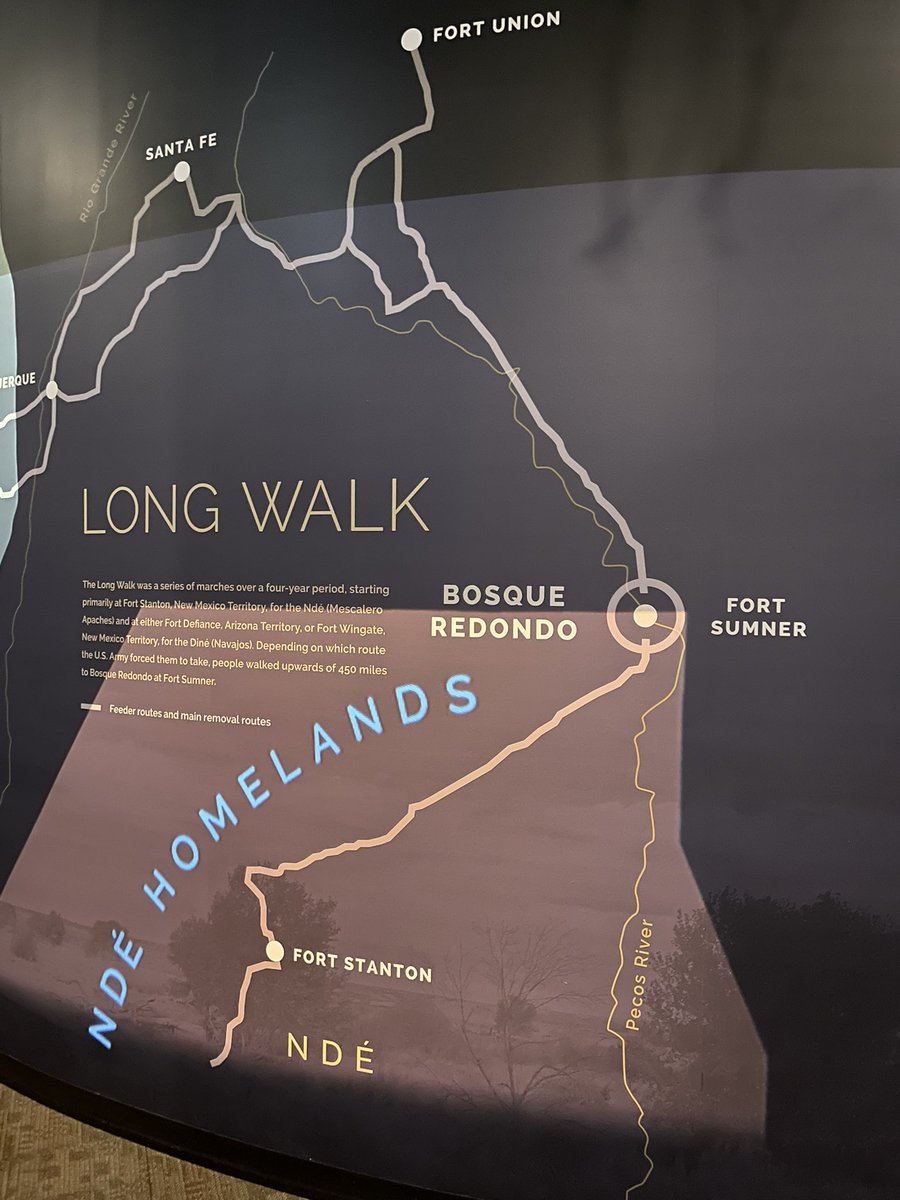 Rep_Stansbury's tweet photo. Last weekend our office joined the annual Treaty Day commemoration of the signing of the Navajo Nation Treaty at Bosque Redondo in 1868 known as Naaltsoos Sání.

This day is an important moment to reflect on the sovereignty, strength, and resilience of the Navajo and Apache nations who endured the Long Walk and forced internment in Ft. Sumner. 

It is a painful chapter in our nation’s history, but an important reminder of the strength of Tribal sovereignty, the resilience of those who survived, the memories of those who did not, and the generations who have carried these stories forward!