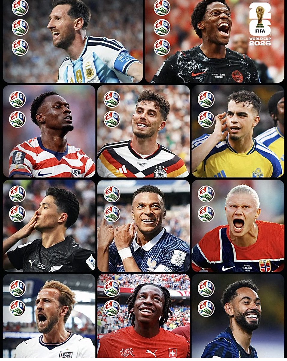 Sedgwick411's tweet photo. 11 players have already bagged a brace or more in a single game at this #FIFAWorldCup 2026! 🤯⚽ The attacking talent on display right now is just unreal. https://t.co/MGVlmTNspC