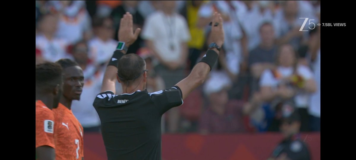 Alertdaily5's tweet photo. German scores but referry denied the goal because of faul. Score remains 1-0 #GERCIV https://t.co/weW03ssKPb