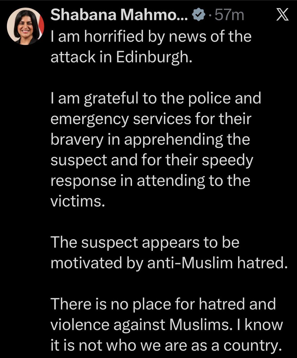RealSpitfire's tweet photo. Ever notice that leftists in the UK government never express horror over their own citizens being brutally r@ped and/or m&amp;rdered by Muslims? 

They only show outrage over Muslims being attacked. https://t.co/ZRyYQNnrxS