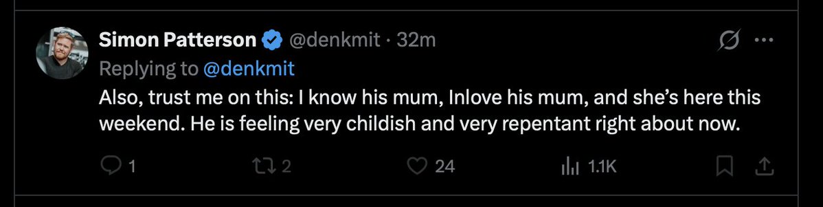 accountToView's tweet photo. In today's episode 'it is okay' Simon @denkmit knows Marco's Mum so that's fine then. https://t.co/qLc6oNZYqG
