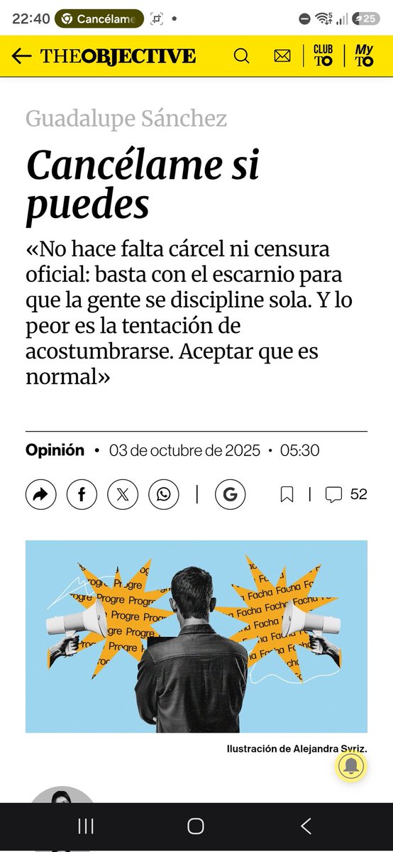 Proserpinasb's tweet photo. Vuelve a proceder:

"Quienes participan de estas campañas jamás quisieron informar, siempre han buscado disciplinar. Señalar a un abogado –a cualquiera– por ejercer su oficio no es periodismo, es una forma de coacción sutil mucho más eficaz que la física. Soy plenamente consciente de lo que verdaderamente persiguen: que mis clientes actuales se incomoden y se pregunten si hicieron bien en contratarme o que los potenciales duden antes de encomendarme un caso. Buscan que mi ejercicio profesional tenga un coste personal, que yo pague la factura reputacional por atreverme a defender a quienes ellos, desde sus subvencionados púlpitos, señalan como incómodos o indeseables. Y, por supuesto, intentan que me amedrente"
https://t.co/hwV7b855rp