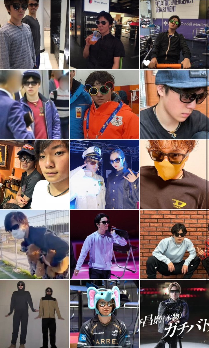 IAmTheLuckiest7's tweet photo. 昌磨さん in sunglasses 作ってみました🕶️（内容変えて再掲💦） https://t.co/BnATQ0qiou