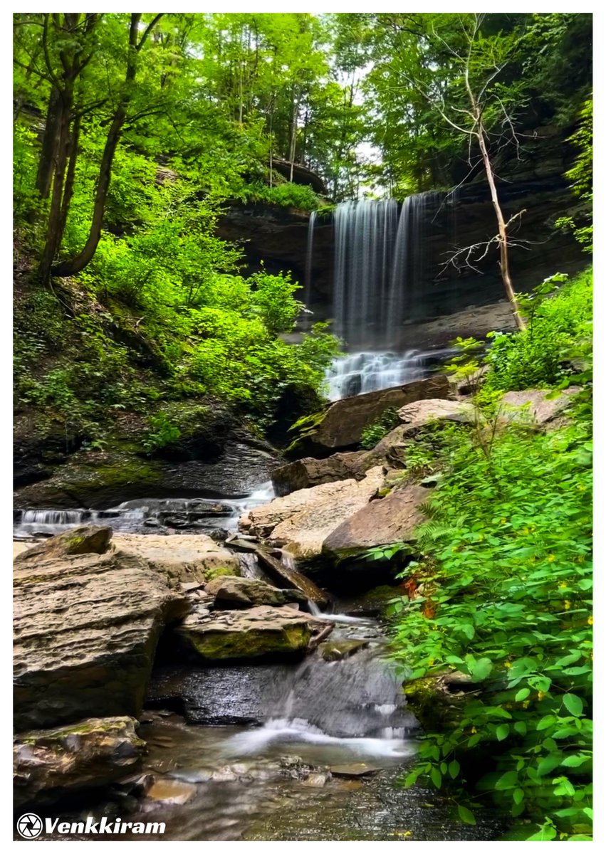 venkkiram's tweet photo. Nature A to Z Photo Challenge 📸
Day 23 is walking in, and we are welcoming the letter W with a hidden Woodland Waterfall ! 🌿💧✨
There’s nothing quite like the soothing rush of water to bring complete tranquility to a woodland trail.
#venkkiclicks #Waterfall #WoodlandWaterfall #WaterfallsOfX #ForestStreams #LushGreenery #Tranquility #UpstateNY