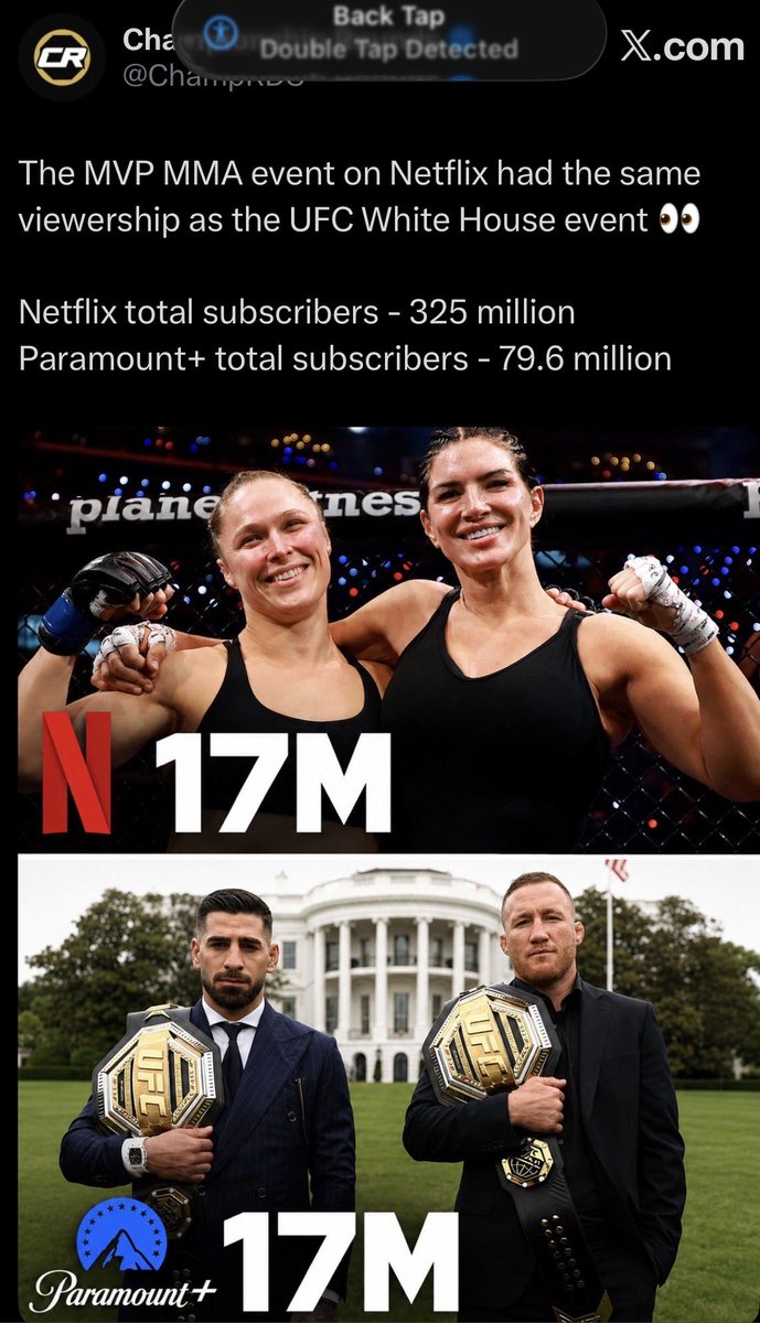 _The_Real_Lib's tweet photo. @BCTheTruthl Nobody got smoked 😂. MVP had access to an additional 250+million subscribers...imagine the WH card having access 3x the amount of subs. Facts>Opinions. https://t.co/UV2jFecVvC