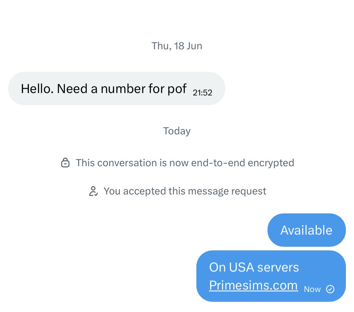 primesimscom's tweet photo. get usa number to verify pof match and any dating app on usa server 1 or usa server 2 
for other country number use server 1 or server 3 👨‍❤️‍💋‍👨
https://t.co/SdV78GxRue 🔌 https://t.co/9yyp125mEo