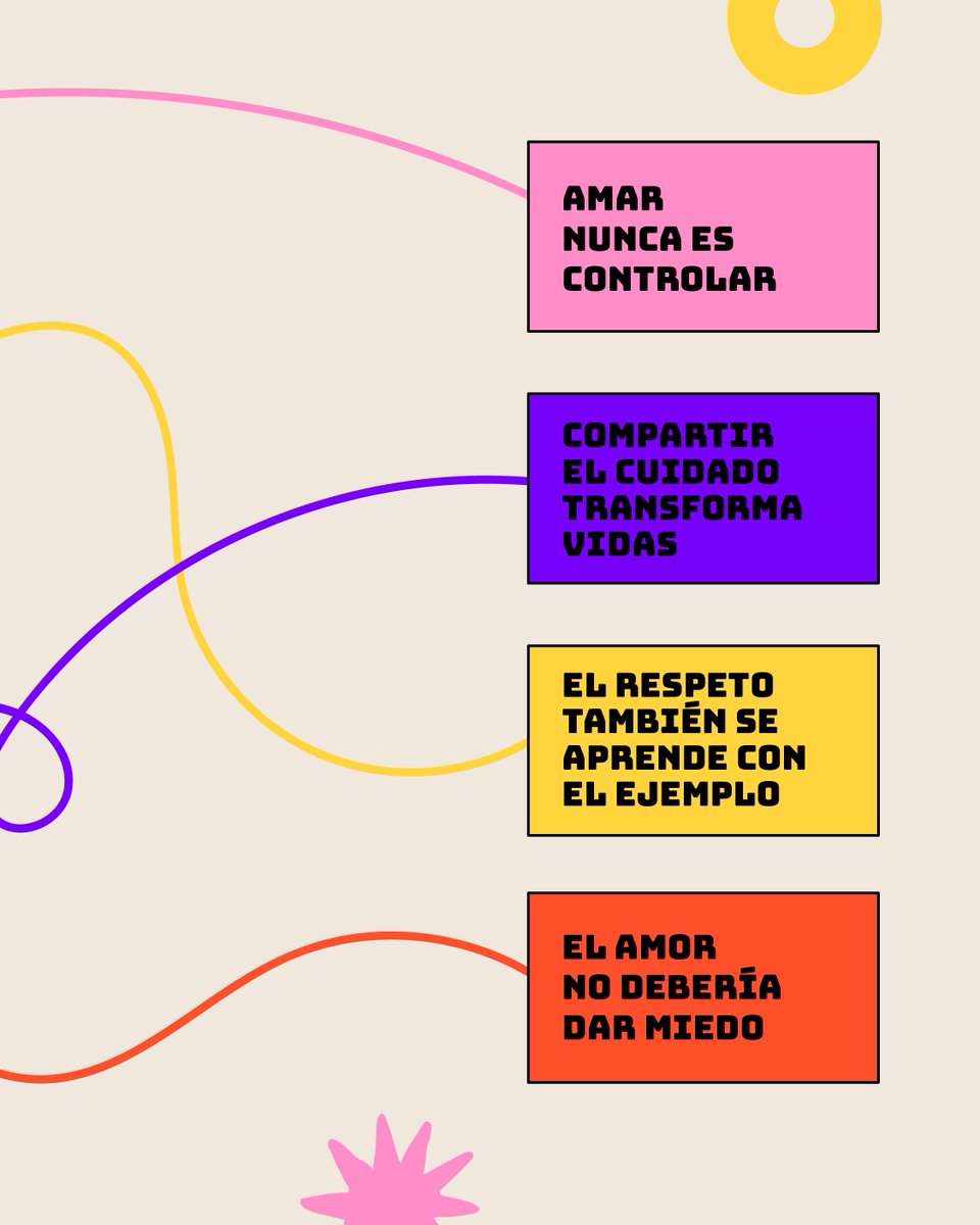 secredistmujer's tweet photo. 💜 ¿Qué mensaje te llevas hoy?

Elige una letra, sigue el recorrido y descubre una reflexión sobre el respeto, el cuidado, el amor y las paternidades corresponsables. https://t.co/4iGHEeUGZG