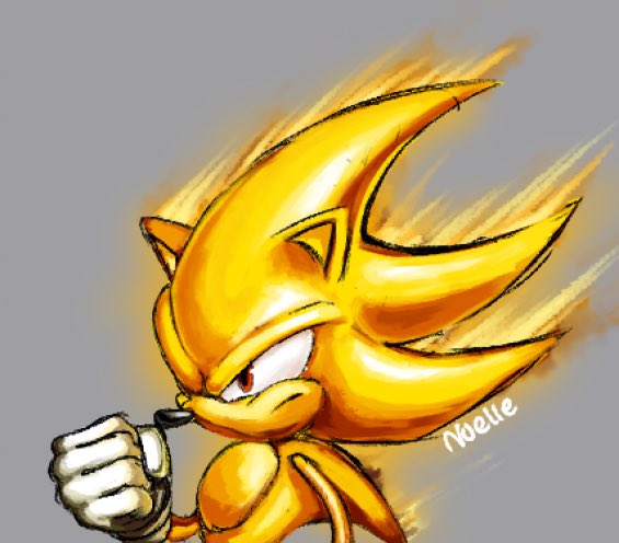 TwoTailedFuck's tweet photo. ITS THE SUPER SONIC! #Sonic https://t.co/eQZCjLE9CP