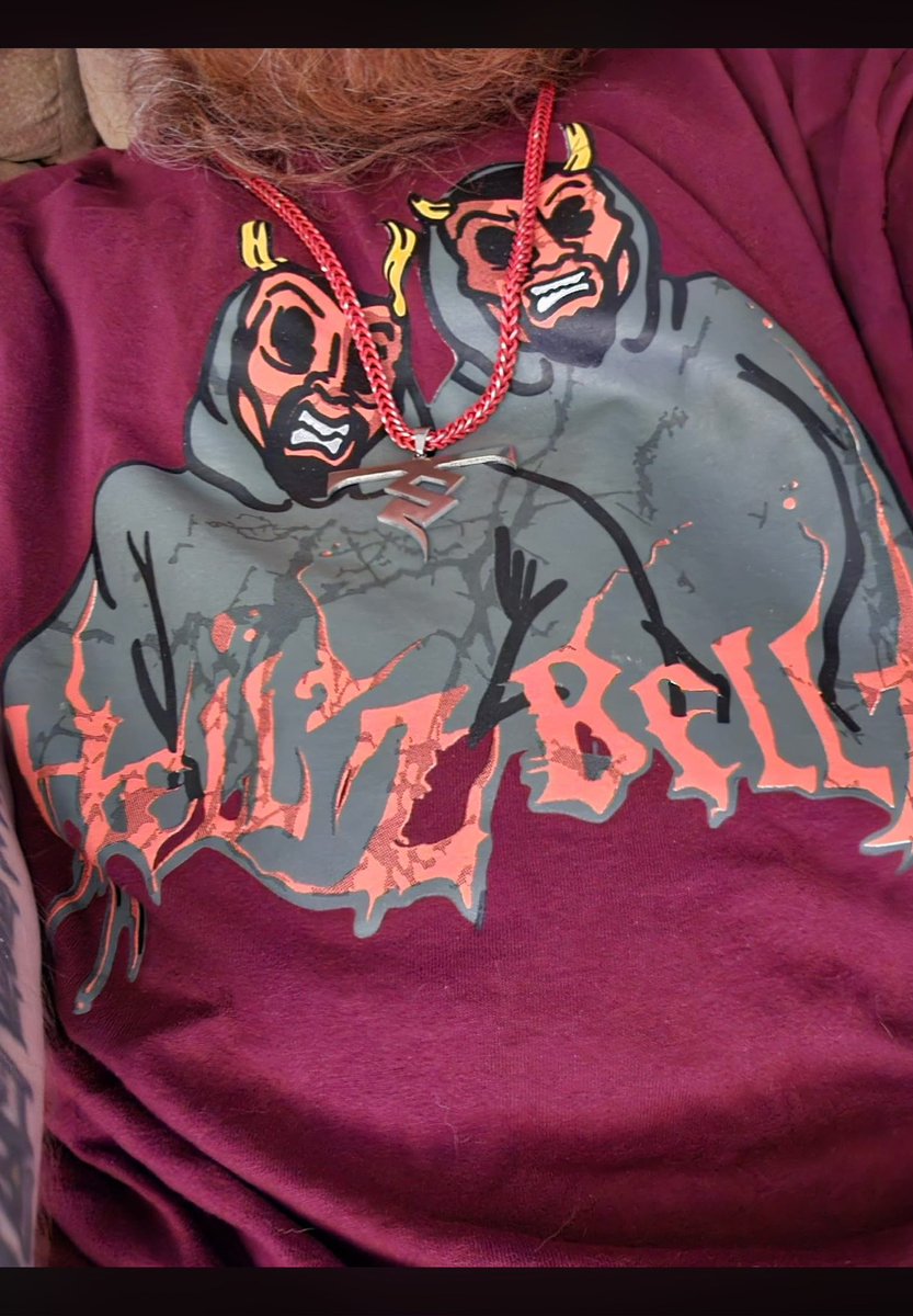 SiKeSiCk's tweet photo. Shout out 2 our brudda Ecto Joe of Killa Society for rockinโ the new HB shirt! ๐๐ฅ
These OG Cartoon HB Logo tees goinโ FAST.
Sm-5XL Available
๐ $25 Local
๐ $35 Shipped
If U want 1 NOW Inbox us before they ๐ป .
#HellzBellz #Horrorcore #MerchDrop #UndergroundHipHop #NewMerch https://t.co/TNvDujEUhd